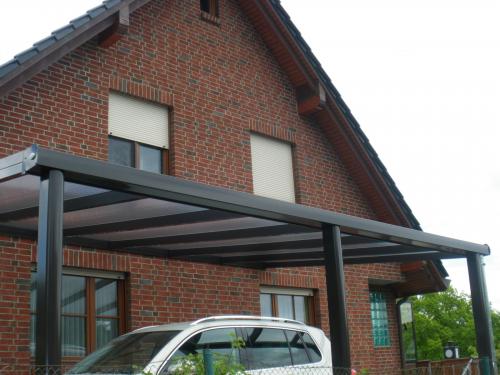 hliníková pergola SKYLUX CLIMALUX 6,0 x 3,5 m antracit + čirý PC