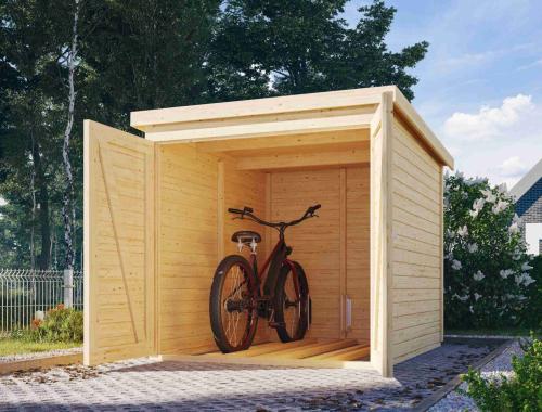 dřevěná garáž KARIBU FAHRRADGARAGE (38647) natur