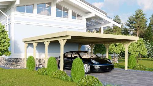 carport KARIBU CLASSIC 2A 61960