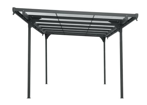 hliníková pergola LANITPLAST ALU 53 antracit + bronz PC